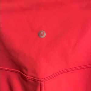 Lululemon pink capris leggings size 14. Worn one time.